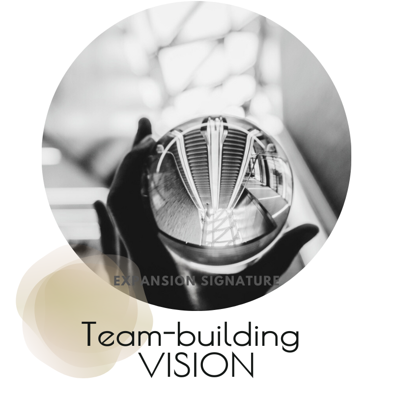 Séance de teambuilding pour co-construire une vision partagée porteuse de sens, générant engagement et cohésion d’équipe.